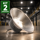 Kit 02 Luminária Industrial LED 1000W High Bay Potente