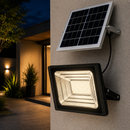 Refletor Solar 300W LED com Controle e Placa Solar IP65