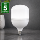 Kit 05 Lâmpada LED Bulbo 100W Super Branca Econômica Bivolt