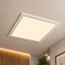 Painel Plafon Led Embutir 18w Quadrado Branco Quente