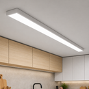 Plafon Cozinha Sobrepor Led Moderno 120x15 Cm 36w Branco